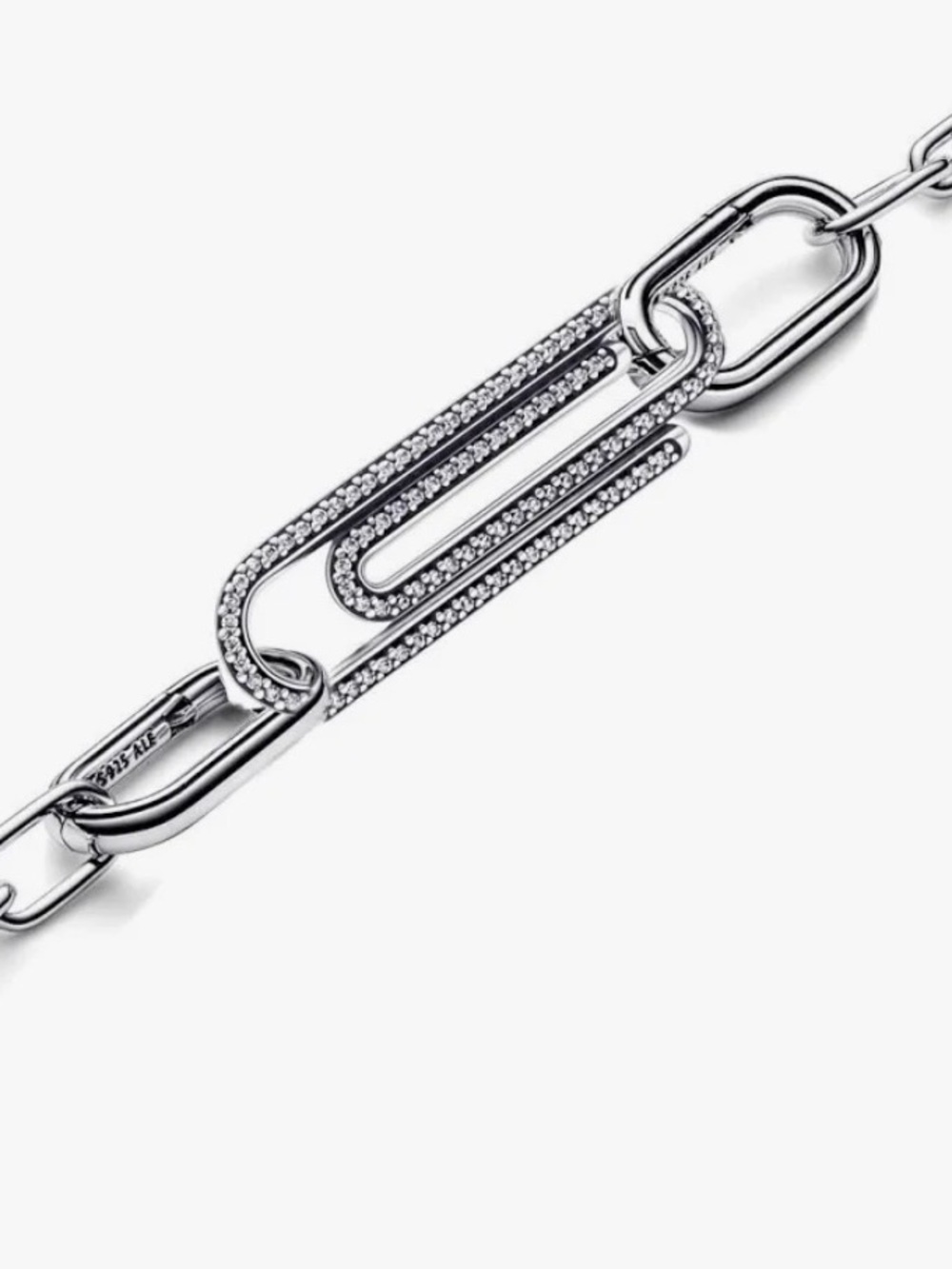 Pandora ME Pavé
Paperclip Styling_Link Sterling Silver